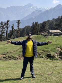 Karan Kumar Singh Image from the meadows of Chopta